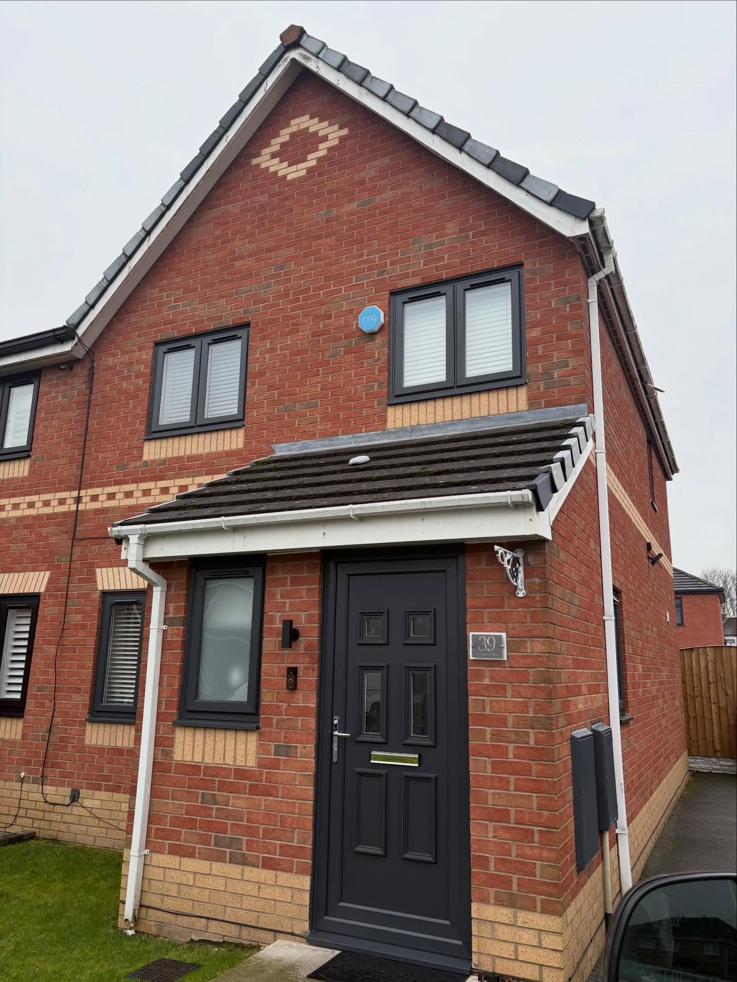 Before roofline renovation