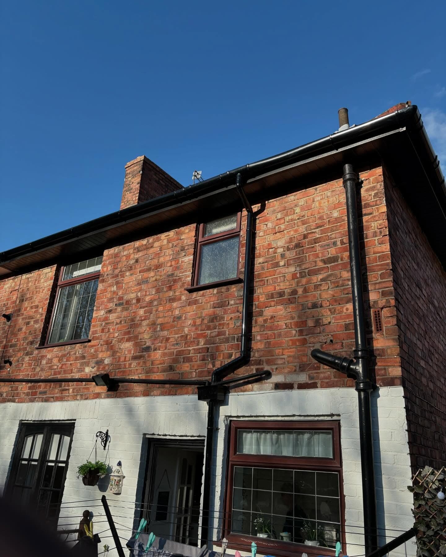Fascia and soffit fitting on Wirral home
