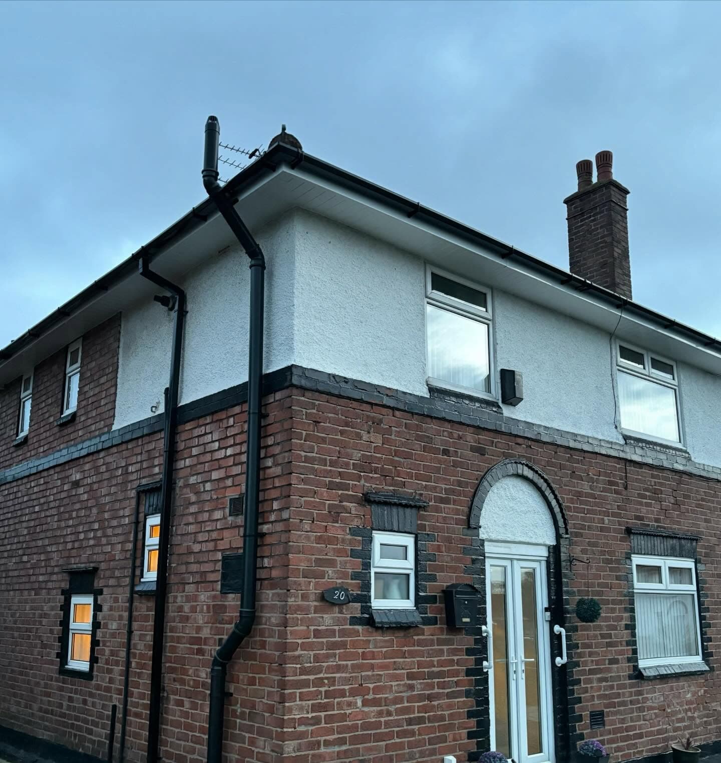 White fascia replacement project Merseyside